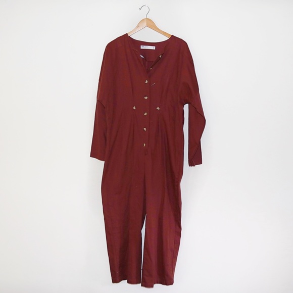 ASOS Design Curve Denim Relaxed Boiler-suit Jumpsuit - Picture 3 of 9